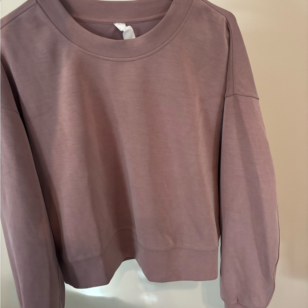 Lulu soft stream perfectly oversized crew